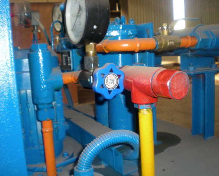 Lubrication system of vertical mill